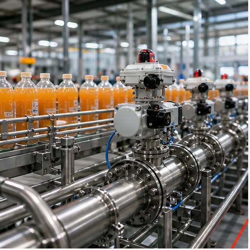 Food and beverage process valve application